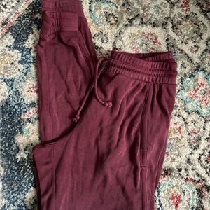 Free People Women's Burgundy Joggers